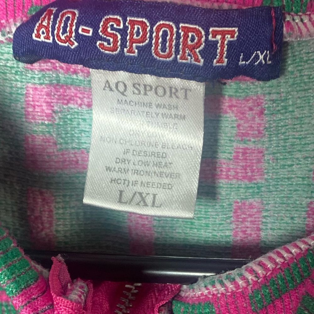 AQ Sport Chic Women's Pink and Gray Leggings Set - Picture 2 of 5